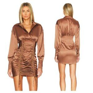 MORE TO COME Vesta Dress - Café